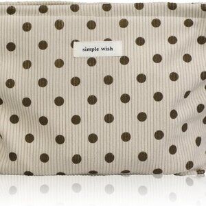 Makeup Bag Makeup Pouch for Women Corduroy Cosmetic Bag Portable Travel Toiletry
